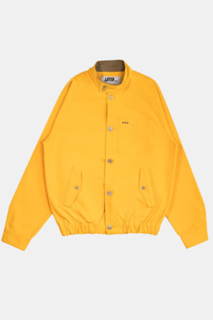 Blouson jaune homme en coton recyclé