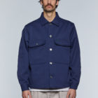 Blouson worker mi-saison en coton recyclé pour homme LATER