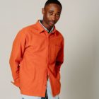 Surchemise en laine Orange