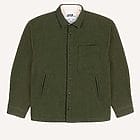 Veste oversize en laine kaki